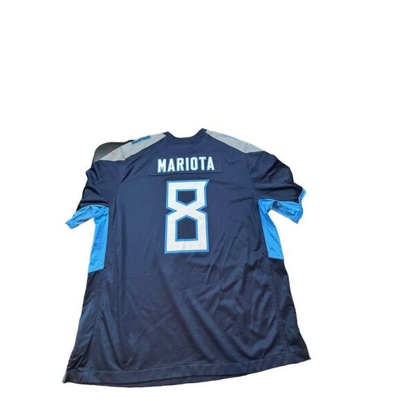 Nike Mariota NFL Titans Jersey #8 Navy Blue XXL - Picture 8 of 11